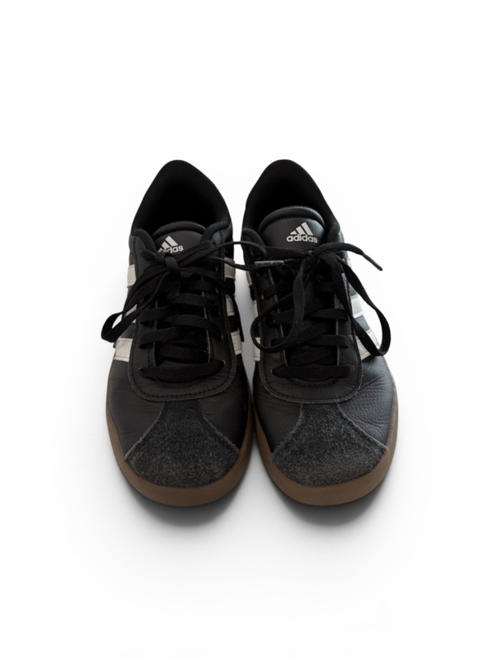 Adidas Kids Black and White Sneakers